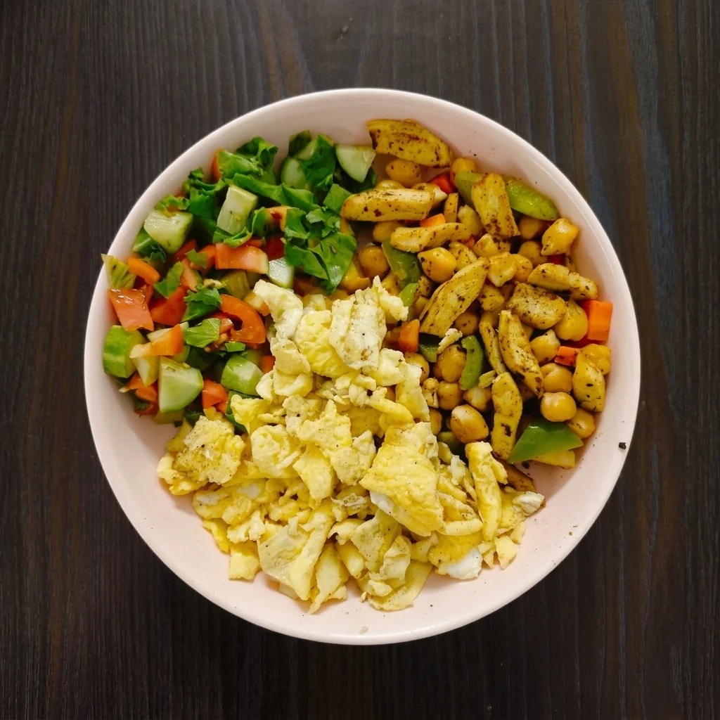 Fresh Chickpea Chicken Salad